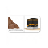 Afbeelding van de Kaaba met bruine doek in Mecca voor mijn eerste profeetverhalen Mohammed
